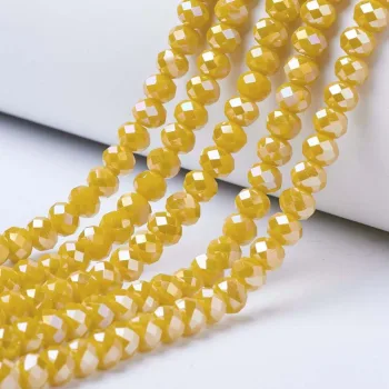Cristal amarillo brillante 4x3mm