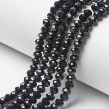 Cristal negro 8x6mm