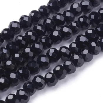 Cristal negro 4x3mm