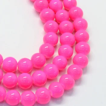 Vidrio fucsia 8mm