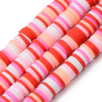 Puca rojo naranja multicolor 6x0.5mm