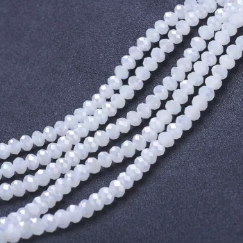 Cristal blanco brillante 8x6mm