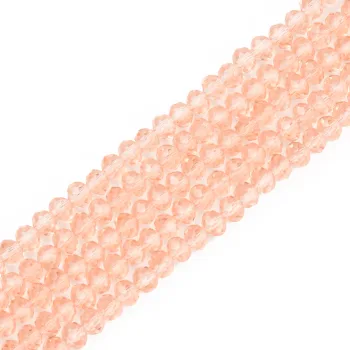 Cristal salmón 4x3mm