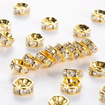 Corona dorada zirconia transparente 8x3mm