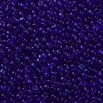 Mostacilla azul oscuro transparente 3mm