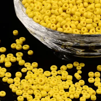 Mostacilla amarillo opaco 3mm