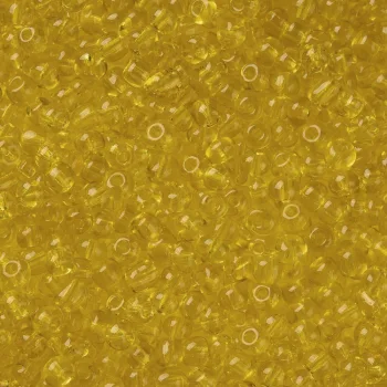 Mostacilla amarillo transparente 3mm