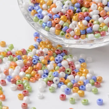 Mostacilla multicolor perlado 3x2mm