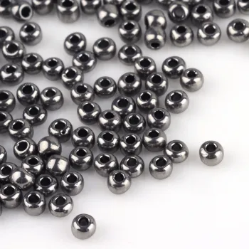 Mostacilla gris oscuro metalizado 3mm