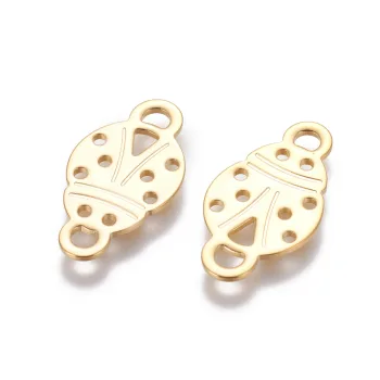 Mariquita conector dorado 24x13x1mm