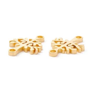 Árbol de la vida conector dorado 16x11x1.5mm