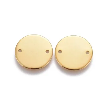 Conector redondo plano dorado 16x1mm