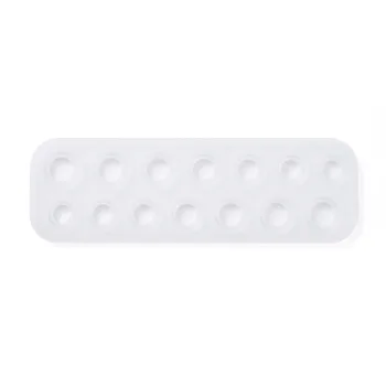 Molde silicón anillos 257x82x8mm