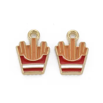 Papas fritas dije enamel 14x10x2mm