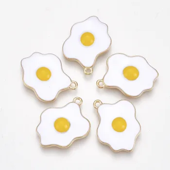 Huevo frito dije enamel 23x19x3.5mm