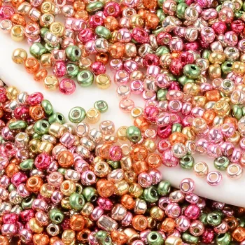 Mostacilla multicolor metalizado 3x2mm
