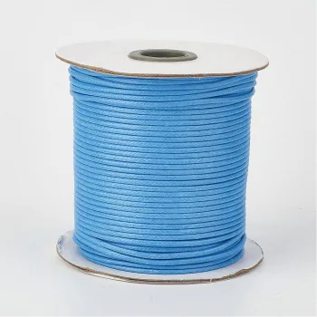 Hilo koreano semi-encerado azul claro 0.5mm