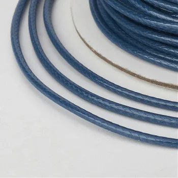 Hilo koreano semi-encerado azul marino 0.5mm