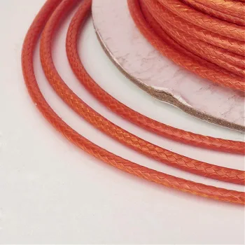 Hilo koreano semi-encerado coral 0.5mm
