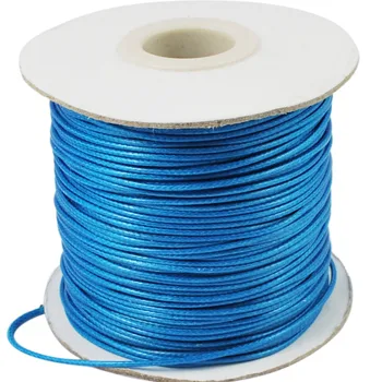 Hilo koreano semi-encerado azul claro 1mm