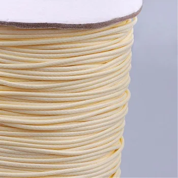 Hilo koreano semi-encerado crema 1mm