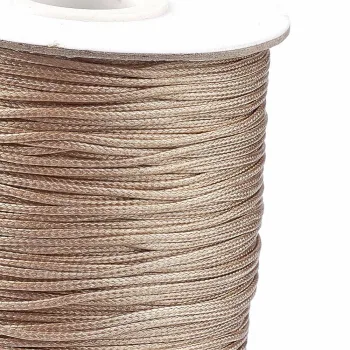 Hilo koreano semi-encerado beige 1mm
