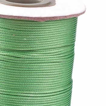 Hilo koreano semi-encerado verde 1mm