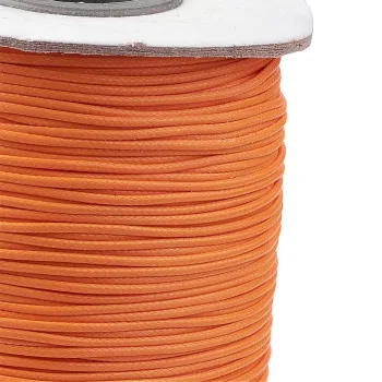 Hilo koreano semi-encerado naranja 1mm