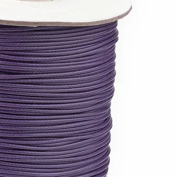 Hilo koreano semi-encerado morado oscuro 1mm