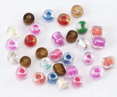 Mostacilla multicolor transparente redonda 2.5mm