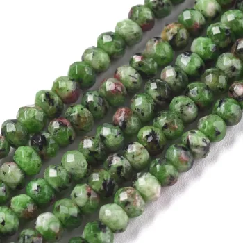 Jade malaysia verde oscuro dona 4x2mm