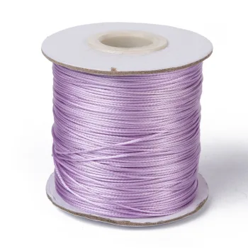 Hilo koreano encerado morado claro 0.5mm