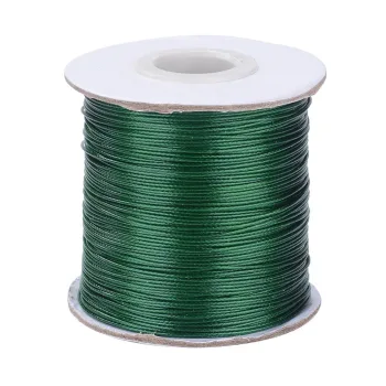 Hilo koreano encerado verde oscuro 0.5mm