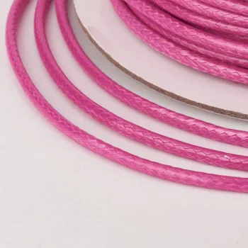 Hilo koreano encerado fuscia 0.5mm
