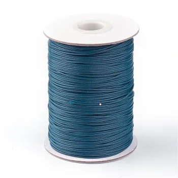 Hilo koreano encerado azul oscuro 1mm