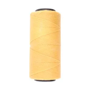 Hilo encerado 1mm amarillo claro
