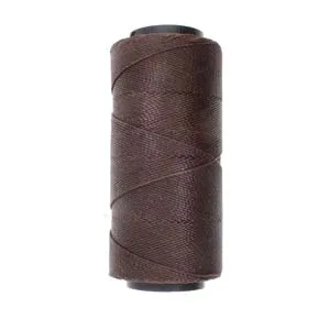 Hilo encerado 1mm café oscuro