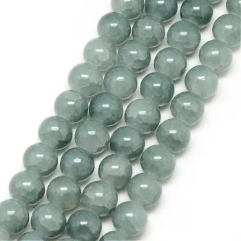 Vidrio redondo gris jade 8mm