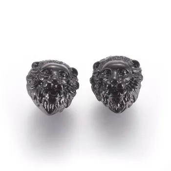 León entrepieza acero inoxidable negra 13x11x10mm