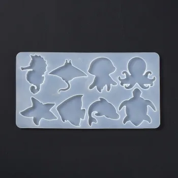 Molde silicón de animales del mar 138x259x8mm