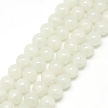 Vidrio redondo blanco lechoso 6mm