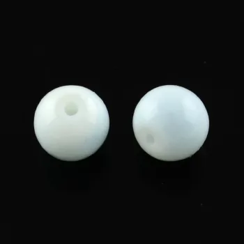 Vidrio redondo celeste claro 8mm