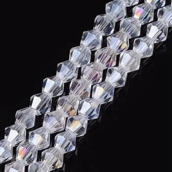 Cristal rombo transparente 4x4mm