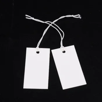 Etiqueta rectangular blanca para precios 35x18mm