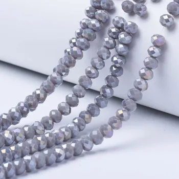 Cristal gris matte tornasol 3x2mm