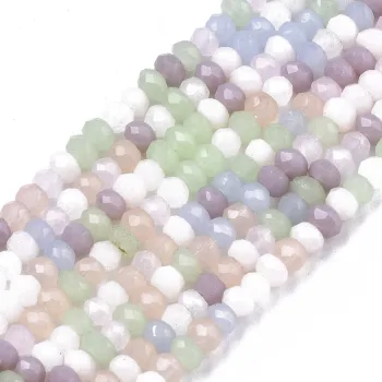 Cristal matte multicolor pastel 2x2.5mm