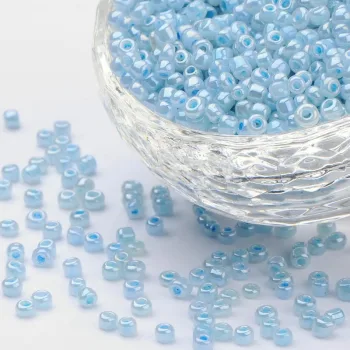 Mostacilla celeste brillante 3mm