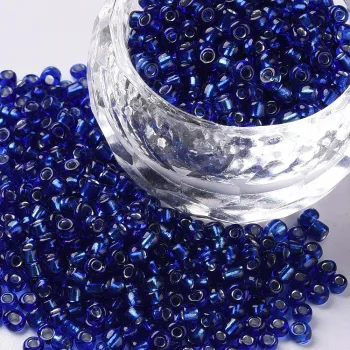 Mostacilla azul oscuro brillante 3mm