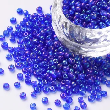 Mostacilla azul rey brillante 3mm