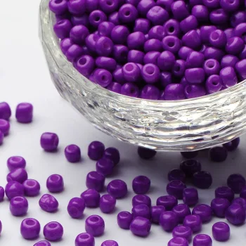 Mostacilla morado opaca 3mm